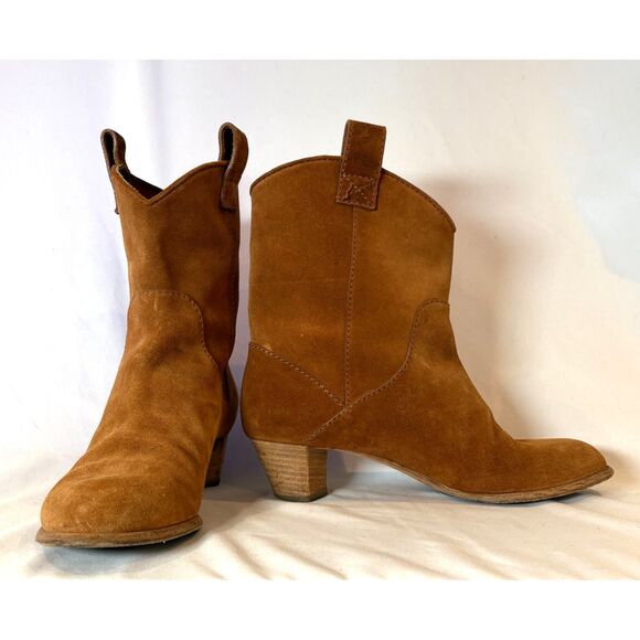 Marc by Marc Jacobs Ginger Tan Suede Mid-Calf Boots EUR 37 - Picture 2 of 9